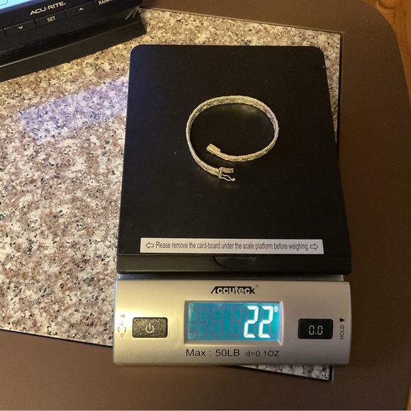 MILOR, ITALY 925 STERLING SILVER RICCO TWO-TONE GOLD/SILVER 8” BRACELET 22 GRAMS - Picture 11 of 16